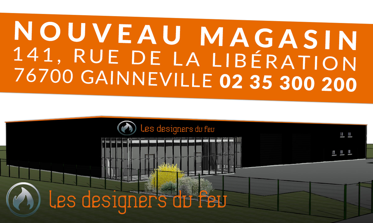 Nouveau Magasin, Les Designers du Feu, 141 rue de la Libération Gainneville 76700