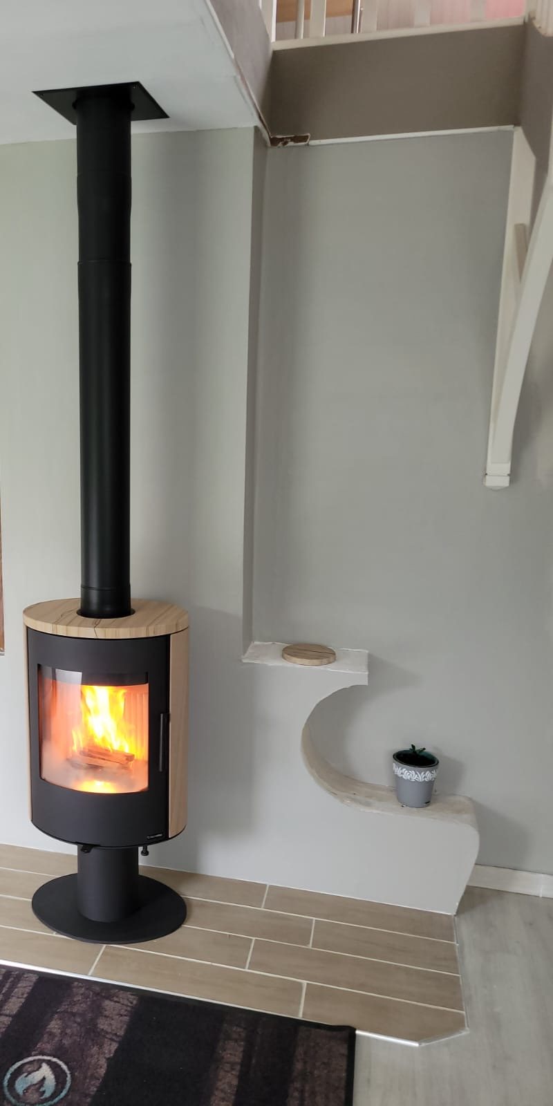 Romotop Evora T à habillage clair, sous mezzanine — vue 2
